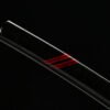 1045 steel - pure handmade Japanese samurai sword - zinc alloy fittings - green leather sheath - flame shadow