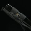 1060 steel - pure hand-forged samurai sword - covered with earth and burnt blade - shell sheath - copper-plated gilded silver - Jinlin