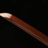 Patterned Steel - Pure Hand-Forged Katana - Green Leather Scabbard - Alloy Equipment - Flame Dragon
