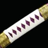 1045 steel - pure hand-forged samurai sword - green leather sheath - alloy equipment - special craftsmanship - 2nd generation Kitetsu