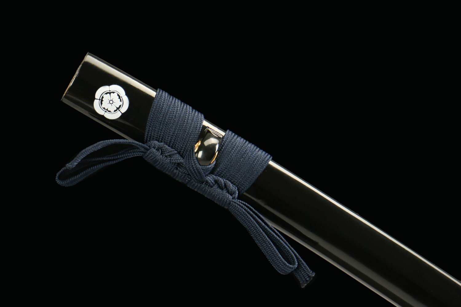 IMG_5799 1065 steel - pure handmade Japanese katana - green leather sheath - iron fittings - Xuanchao