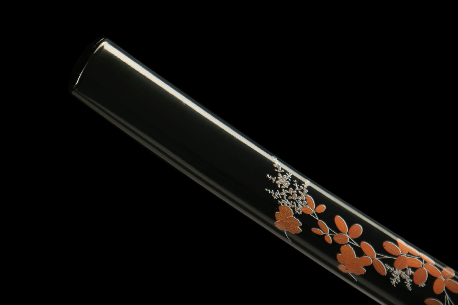 IMG_5814 1065 steel - pure hand-forged samurai sword - green leather sheath - zinc alloy fittings - Qiuhua