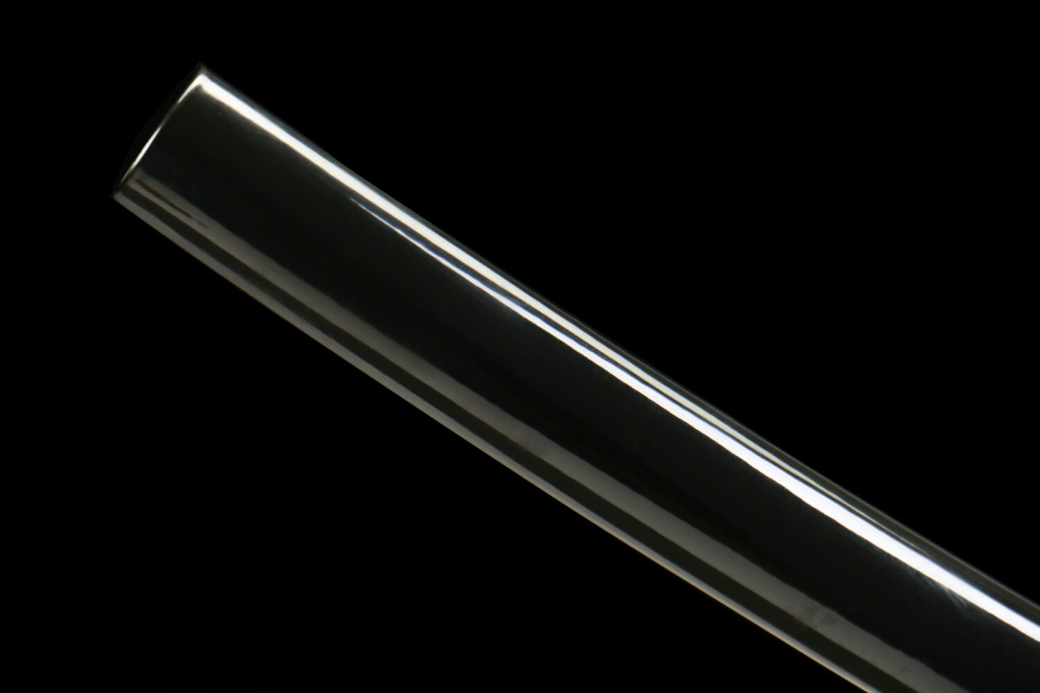 IMG_6004 1065 steel - pure hand-forged samurai sword - green leather sheath - zinc alloy fittings - blue silk