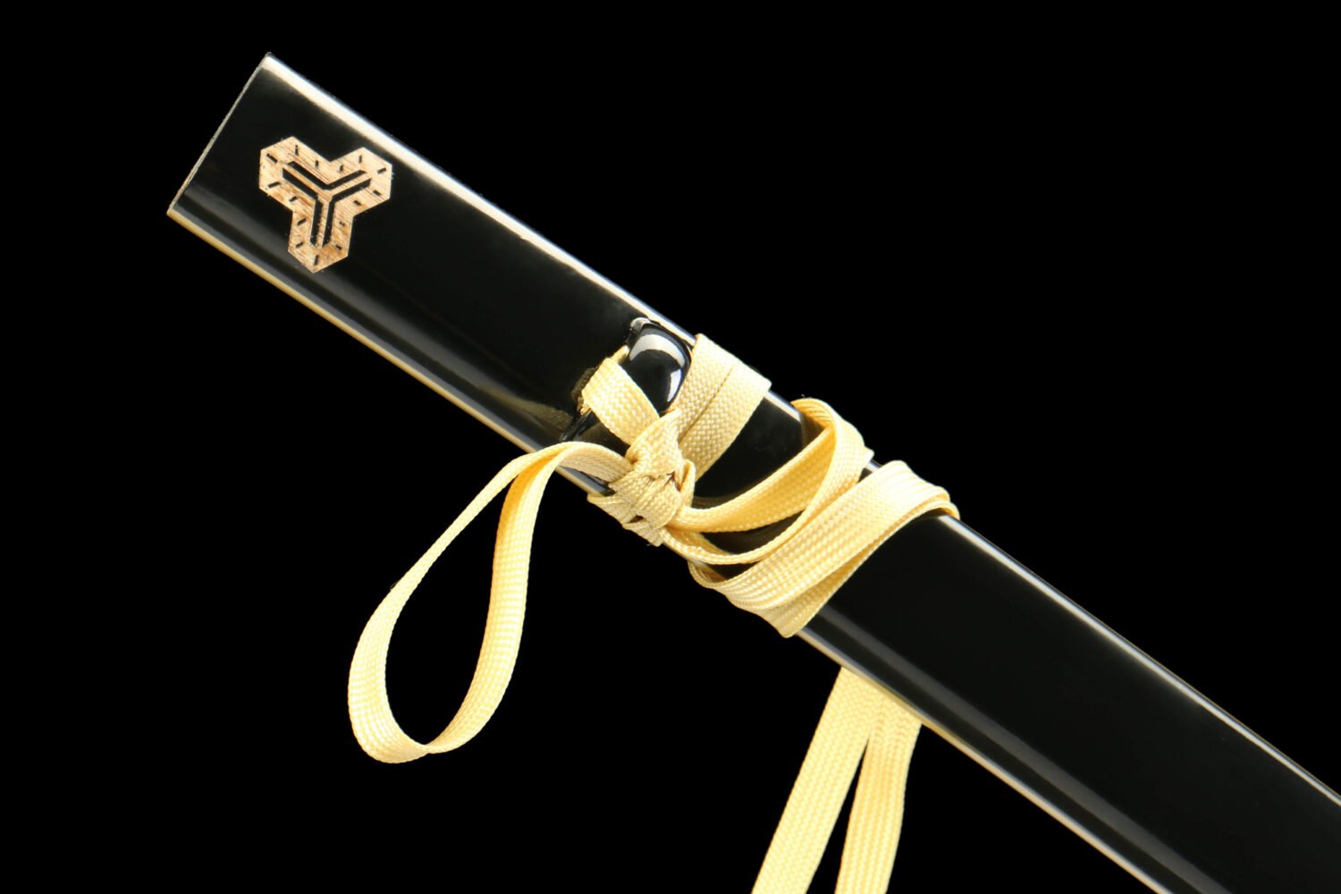 1045 steel - pure hand-forged samurai sword - green leather sheath - iron harness - Kill Bill - carbon steel version