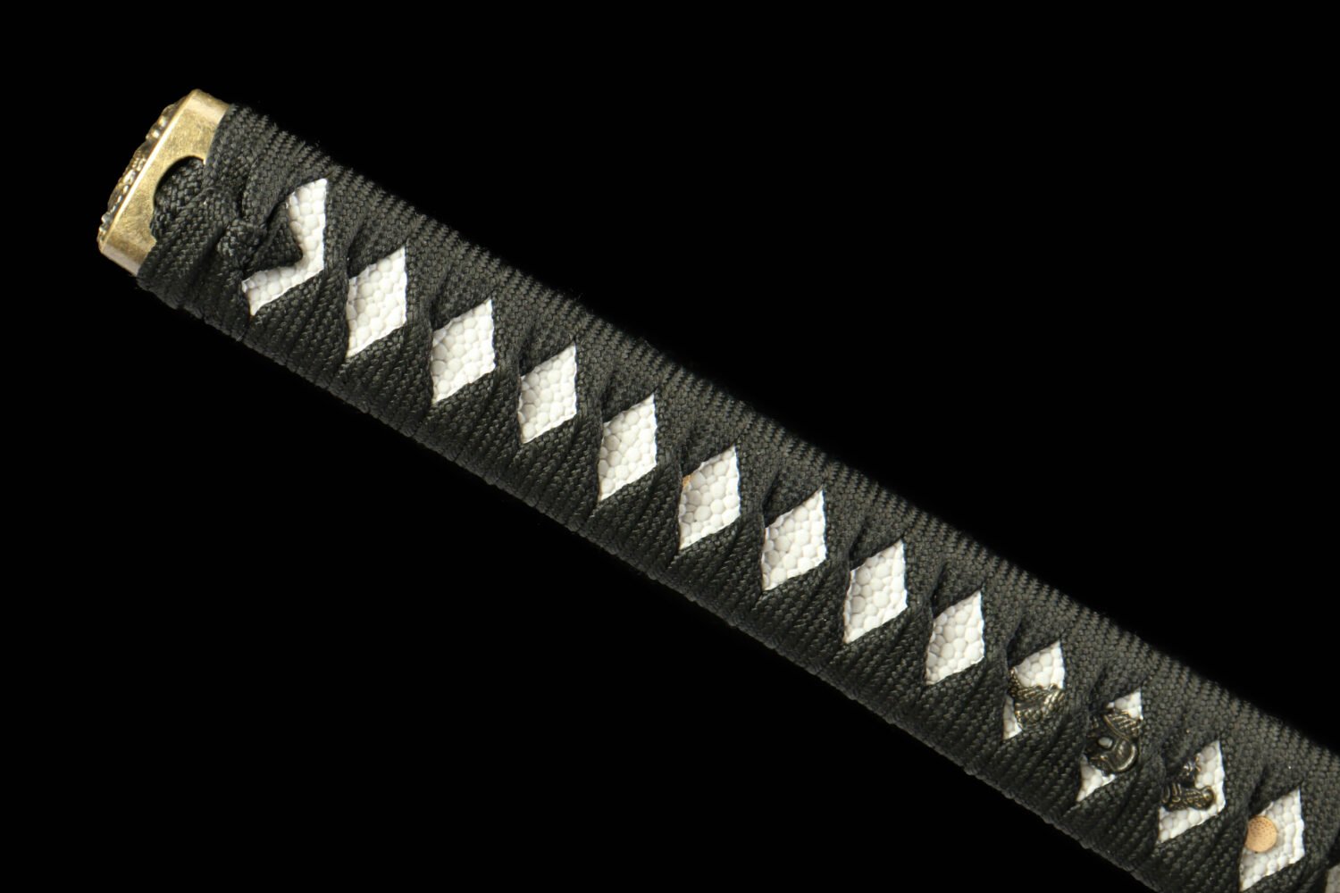1045 steel - pure hand-forged samurai sword - green leather sheath - zinc alloy fittings - special craftsmanship - Yonagi