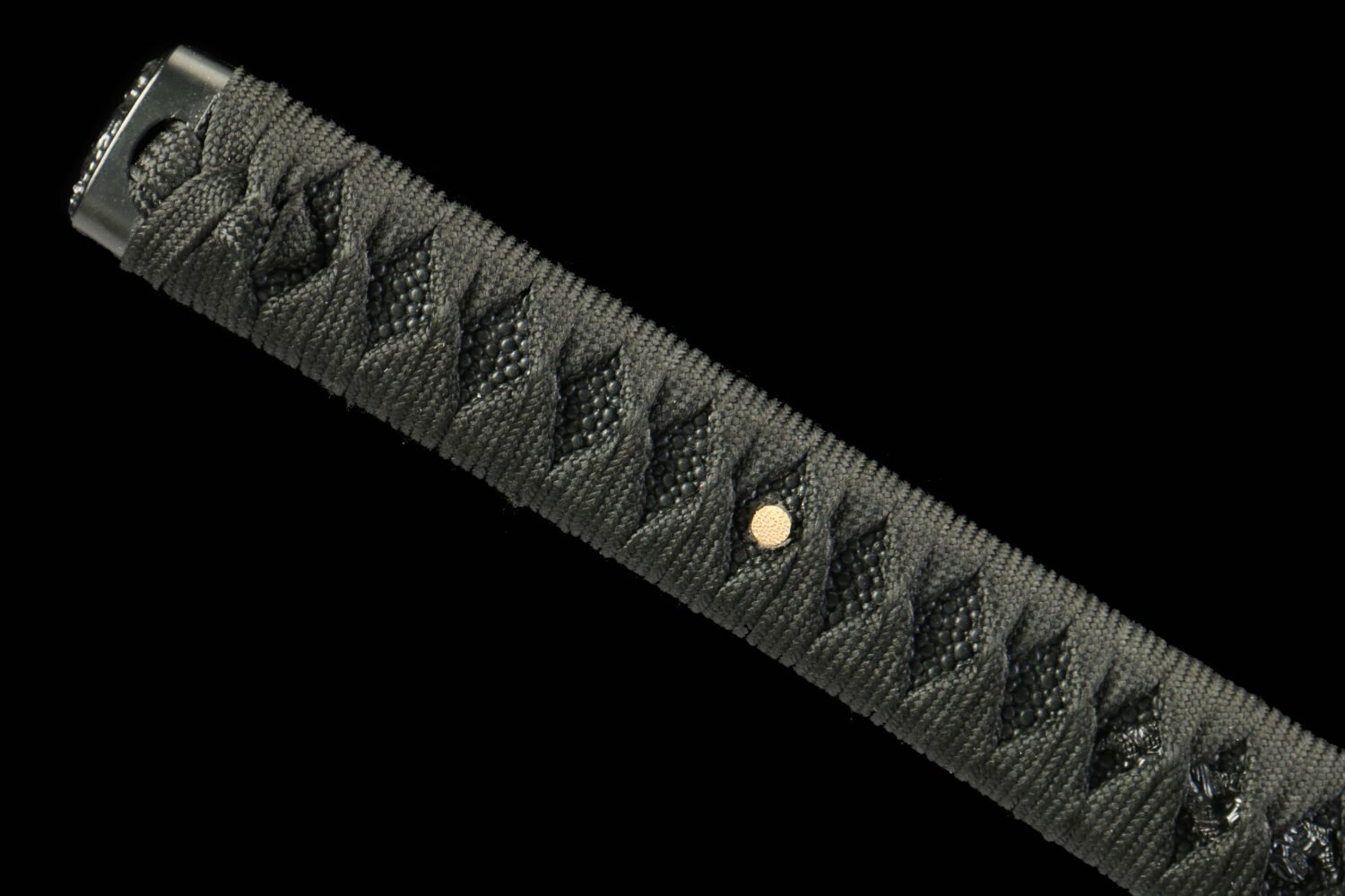 IMG_7101 1065 steel - pure handmade Japanese katana - green leather sheath - zinc alloy fittings - special craftsmanship - world destroyer