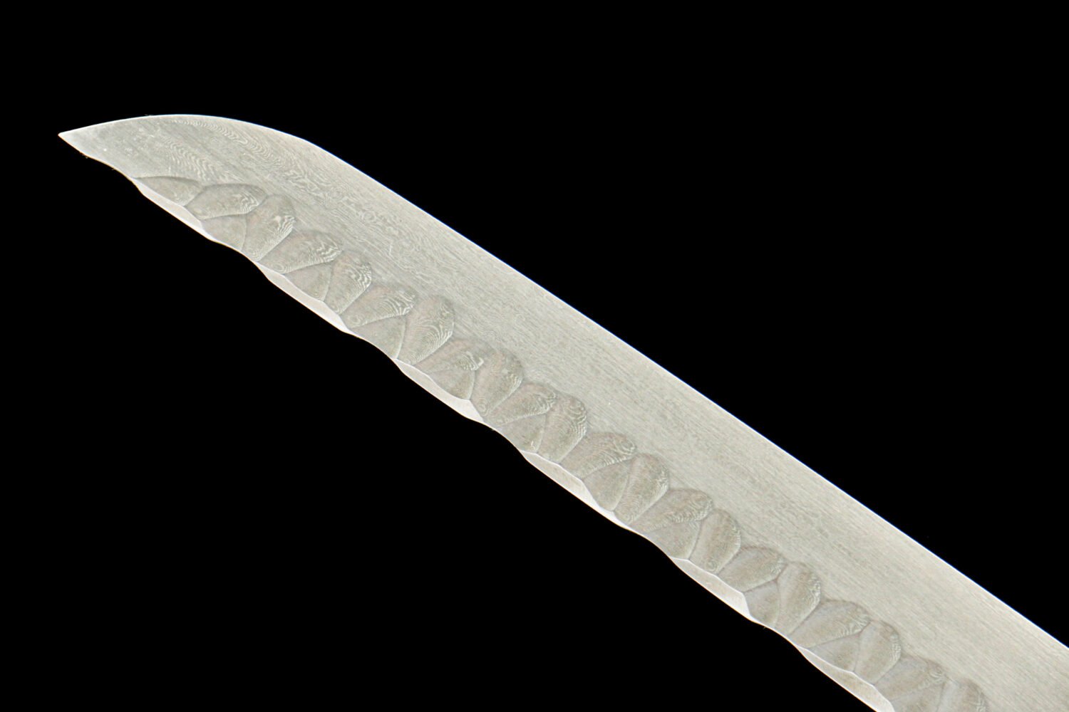 Damascus steel-purely handmade Japanese samurai sword-Kagemu