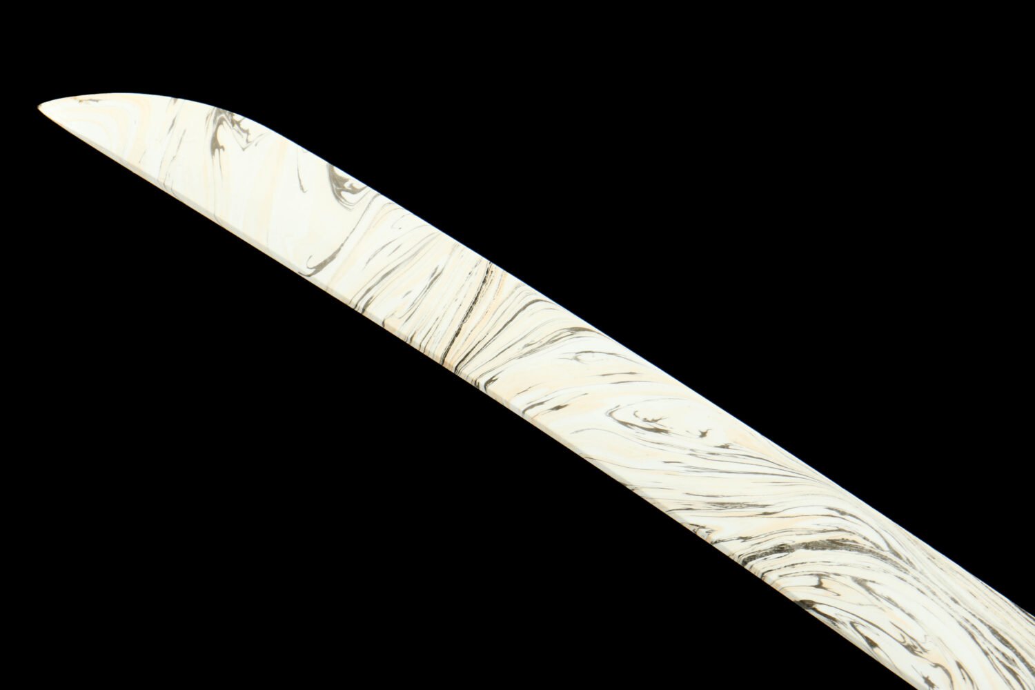 IMG_7209 1065 steel - pure hand-forged samurai sword - green leather sheath - zinc alloy fittings - special craftsmanship - Yuheng Hanfeng