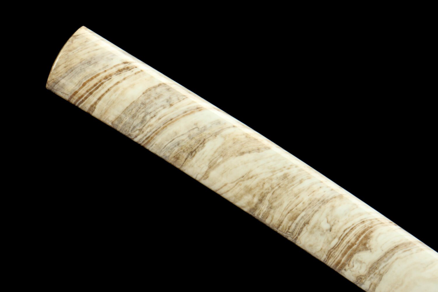 IMG_7215 1065 steel - pure hand-forged samurai sword - green leather sheath - zinc alloy fittings - special craftsmanship - Yuheng Hanfeng