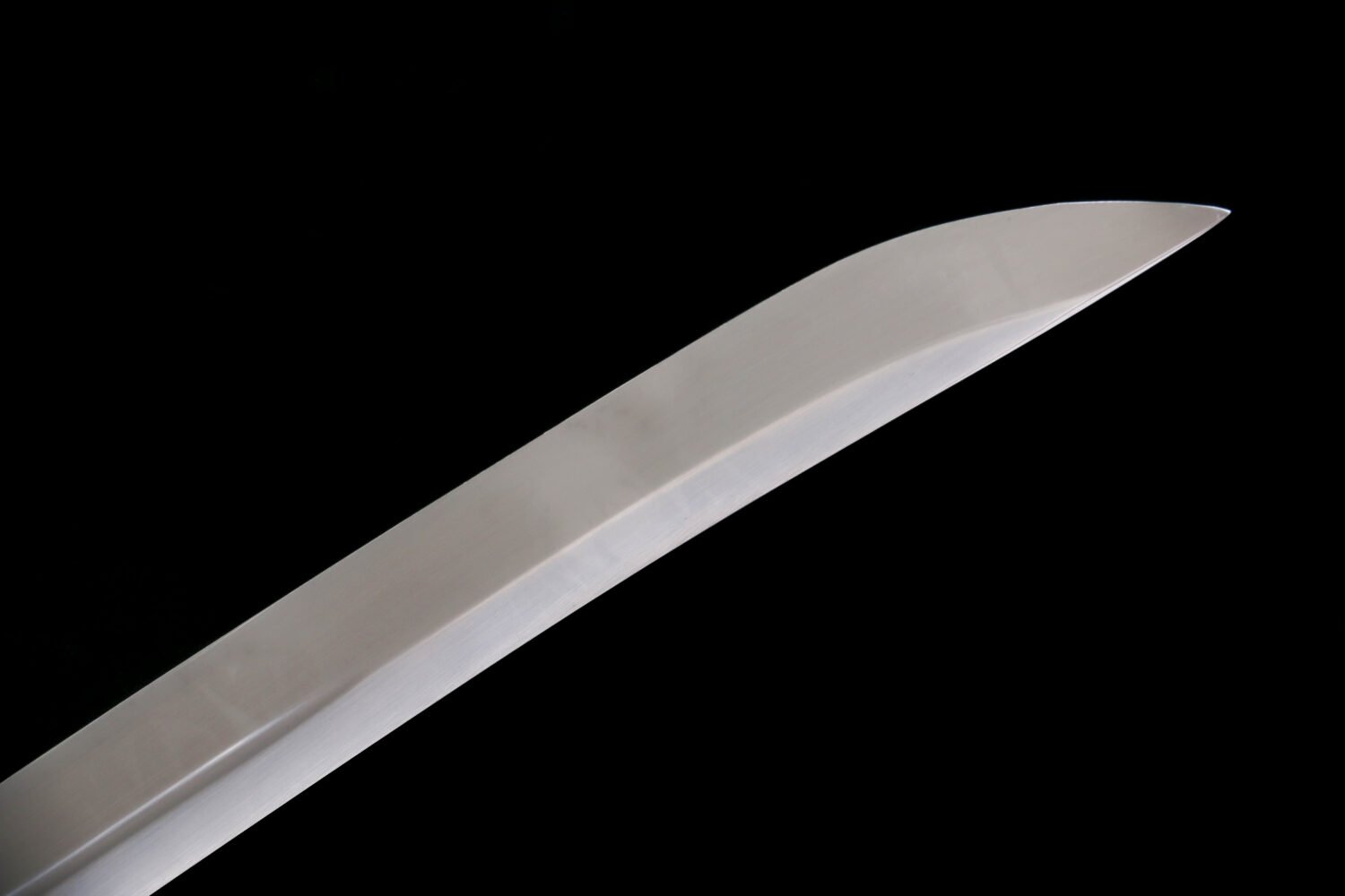 IMG_7982 1065 steel - pure hand-forged samurai sword - green leather sheath - iron equipment - blue flash pelican head made samurai sword - Qingyuan Yaojin