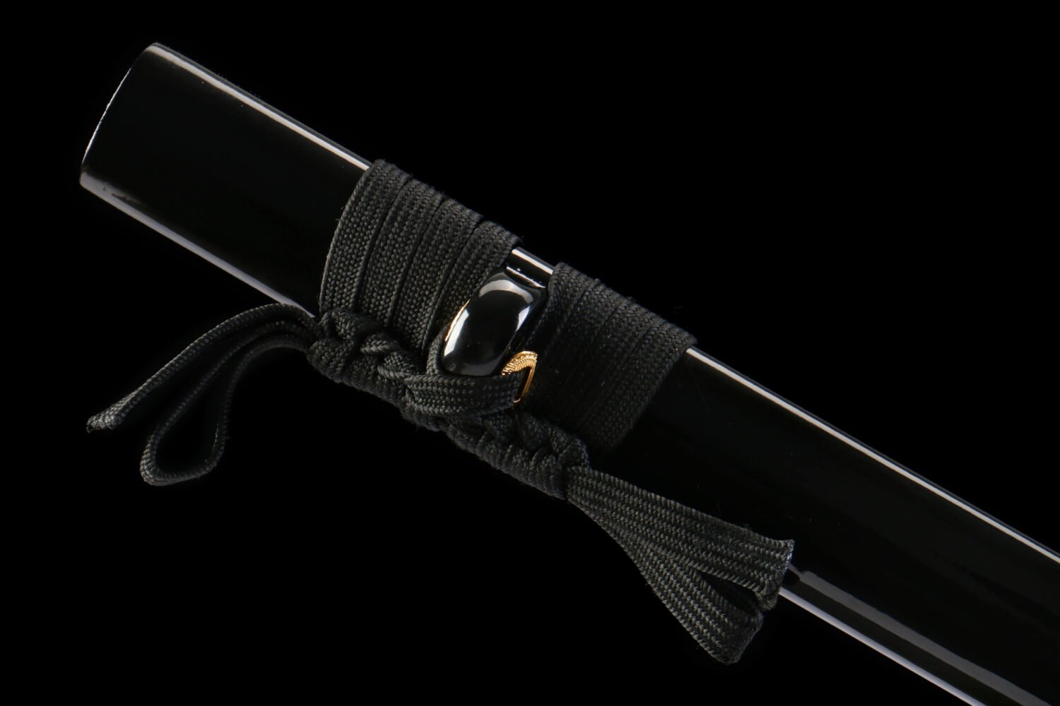 IMG_8175 1065 steel - pure hand-forged samurai sword - green leather sheath - square dragon hand guard manganese steel ninja samurai sword - hidden