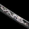 1065 steel - pure handmade Japanese katana - zinc alloy fittings - obsidian dragon